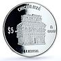 Mexico 5 pesos Chichen Itza La Iglesia Church Architecture silver coin 2012