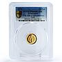 Salvador 25 colones 150 Years Independence La Fecundidad PR69 PCGS Au coin 1975