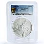 Mexico 1 onza Libertad Angel of Independence MS66 PCGS silver coin 1998