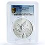 Mexico 1 onza Libertad Angel of Independence MS66 PCGS silver coin 2004