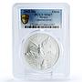 Mexico 1 onza Libertad Angel of Independence MS67 PCGS silver coin 2005