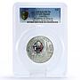 Cook Islands 10 dollars Windows Heaven Lourdes Cathedral PL70 PCGS Ag coin 2013