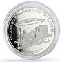 Cameroon 1000 francs Trains Railways Railroad Borsig Locomotive silver coin 2012