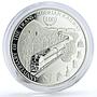 Cook Islands 1 dollar Trains Railways Trans Siberian Locomotive silver coin 2016