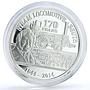 Samoa 5 dollars Trains Railways Steam Locomotive Beuth proof silver coin 2014