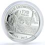 Samoa 5 dollars Trains Railways Steam Locomotive Beuth proof silver coin 2014