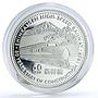 Vanuatu 50 vatu Trains Railways Shinkansen Locomotive proof silver coin 2009