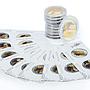 Fiji set of 10 coins World Soccer Football African Wildlife CuNiMSNi coins 2010