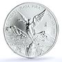 Mexico 2 onzas Libertad Angel of Independence silver coin 1997