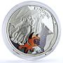 Cook Islands 5 dollars Soviet Cartoons Kitty Named Woof Cat Dog silver coin 2011