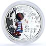 Cook Islands 5 dollars Soviet Cartoons Bonifatsiy Boniface Vacation Ag coin 2011