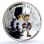 Cook Islands 5 dollars Soviet Cartoons Buratino Adventure Pinocchio Ag coin 2012