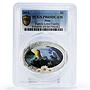 Niue 2 dollars Family Love Fidelity Storks Birds Fauna PR69 PCGS Ag coin 2011