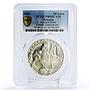 Bulgaria 50 leva Madara Rock Equestrian PR65 PCGS silver coin 1981