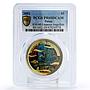 Palau 5 dollars Marine Life Protection Angelfish PR69 PCGS silver coin 2001