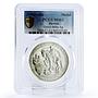 Mexico Puebla Battle General Zaragoza Horseman MS63 PCGS silver medal coin 1962