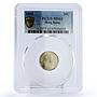 Hong Kong 10 cents State Coinage King Edward VII MS63 PCGS silver coin 1902