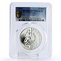Ukraine 5 hryvnias Zodiac Signs Scorpio PR70 PCGS silver coin 2007