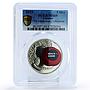 Ukraine 5 hryvnias 75 Years of Liberation WWII Victory MS69 PCGS Ni coin 2019