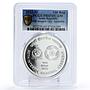 India 100 rupees 90th Interpol General Assembly PR65 PCGS silver coin 2022