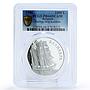 Bulgaria 1000 leva Sailing Ship Kaliakra PR66 PCGS proof silver coin 1996