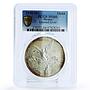 Mexico 1 onza Libertad Angel of Independence MS66 PCGS silver coin 1998