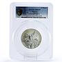 Mexico 2 onzas Libertad Angel of Independence MS69 PCGS silver coin 1998