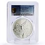 Mexico 1 onza Libertad Angel of Independence MS67 PCGS silver coin 1999