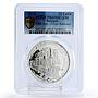 Bulgaria 10 leva 150 Years 1st Railway Railroad Train PR69 PCGS silver coin 2016