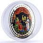 Belarus 20 rubles Pushkin Golden Cockerel Tale Literature colored Ag coin 2009