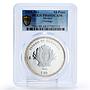 Mexico 10 pesos 180 Years Federation Durango State PR68 PCGS silver coin 2005