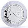 Brunei 1 dirham Islamic Coinage Coat of Arms proof silver coin 2013