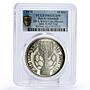 Ras al-Khaimah 10 riyals Football World Cup Jules Rimet PR62 PCGS Ag coin 1970