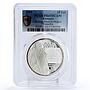 Romania 10 lei Walachia Metropolitan Bishopric Church PR69 PCGS silver coin 2009