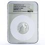 Mexico 10 pesos Chichen Itza Templo Guerreros Warriors Temple PF70 NGC Ag 2007