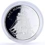 Cameroon 1000 francs Seafaring HMS Agamemnon Ship Clipper proof silver coin 2014