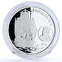 Cameroon 1000 francs Seafaring Eendracht 1615 Ship Clipper silver coin 2015