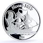 Cameroon 1000 francs Seafaring Hoorn 1615 Ship Clipper proof silver coin 2015