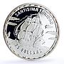 Solomon Islands 25 dollars Seafaring Santisima Trinidad Ship silver coin 2005