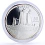 Marshall Islands 50 dollars Seafaring Turtle Ship Clipper proof silver coin 1998