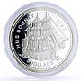 Cook Islands 5 dollars Seafaring HMS Bounty Ship Clipper proof silver coin 2006