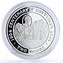 Sandwich Islands 2 pounds Explorer Grytviken Ship Clipper proof silver coin 2004