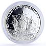 Mariana Islands 5 dollars Fernando Magellan Ship Clipper proof silver coin 2004