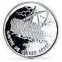 Chad 1000 francs Seafaring Arabic Warship Ship Clipper proof silver coin 2001