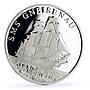 Solomon Islands 10 dollars Seafaring SMS Gneisenau Ship Clipper silver coin 2010