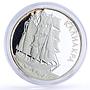 Bulgaria 1000 leva Seafaring Kaliakra Ship Clipper proof silver coin 1996