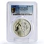 Czechoslovakia 50 korun 50th Jubilee of Independence MS65 PCGS silver coin 1968