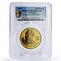 Vietnam 20 dong 100th Anniversary Birth of Ho Chi Minh PR66 PCGS brass coin 1989