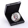 Solomon Islands 5 dollars Archangel Michael colored proof silver coin 2011