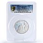 Mexico 10 pesos Chichen Itza Guerreros Temple PR70 PCGS silver coin 2007 2011